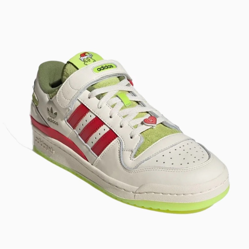 Men's The Grinch X adidas Forum Low "Green"
